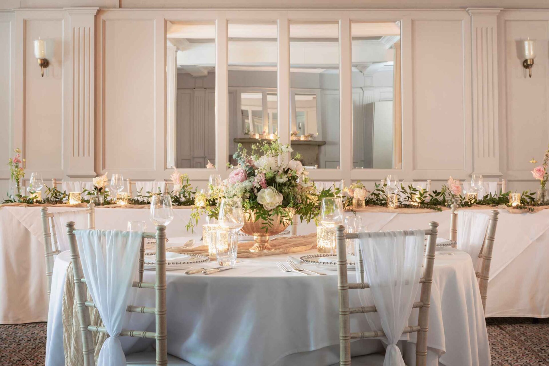 Wedding in the cavendish room at the devonshire arms hotel