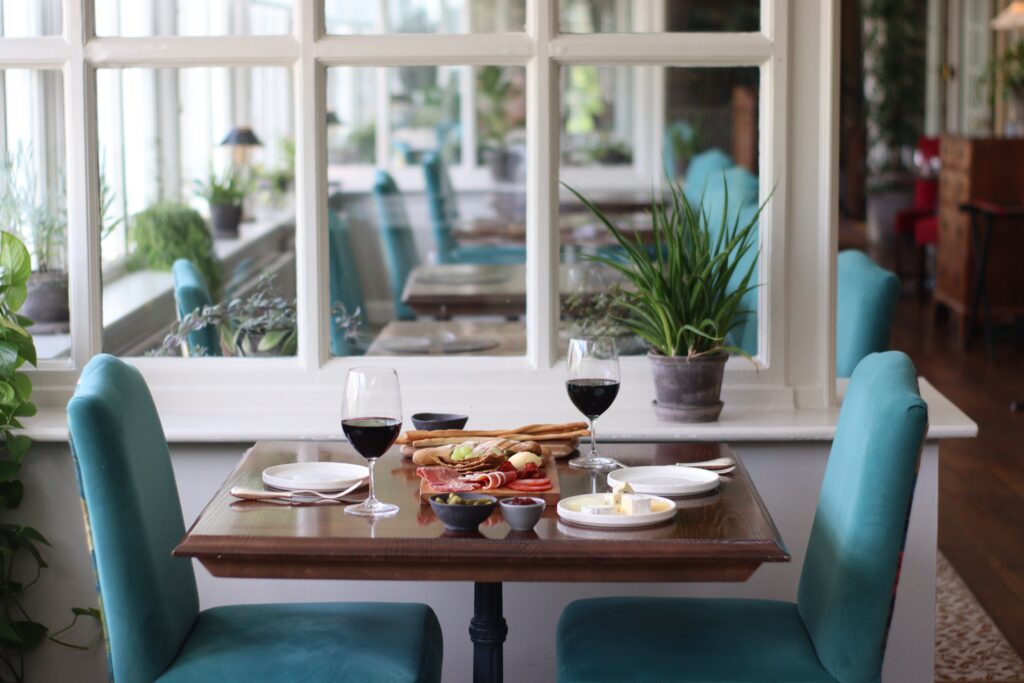 Charcuterie in the Garden Room