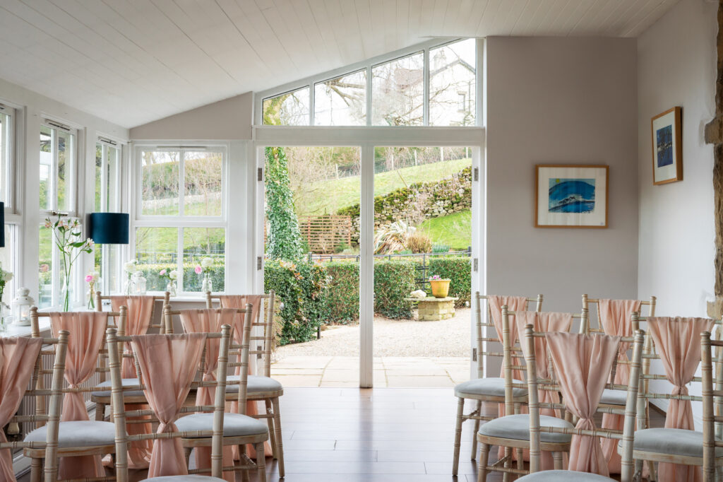 Conservatory wedding at The Fell Hotel